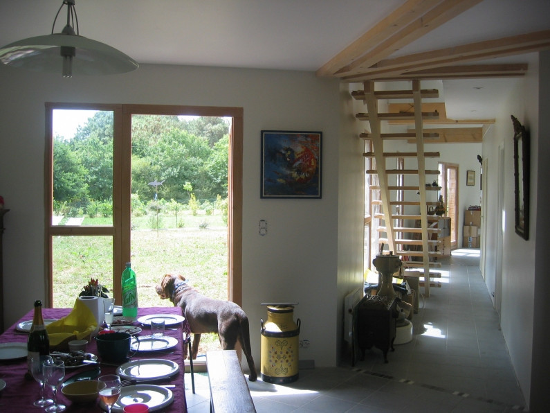Maison en Z à ossature bois à Plescop, Morbihan : Image 6